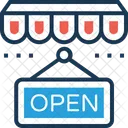 Open Shop Sign Icon