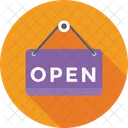 Open Shop Signboard Icon