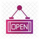 Open Shop Sign Icon