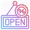 Open Sale Shop Icon