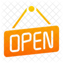 Open Board Open Sign Icon