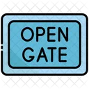 Open gate  Icon