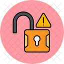 Open Lock Alert  Icon