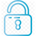 Open Padlock  Icon