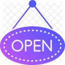 Open Sign Icon