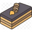 Opera Cake Dessert Icon