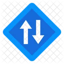 Opposite Direction Arrow Directional Arrows Elevator Icon