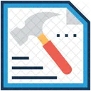 Optimization Hammer Technical Icon