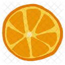 Orange Citrus Fruit Icon