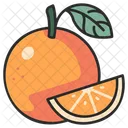 Fruit Vegan Orange Icon