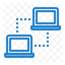 Ordinateur connecté  Icône