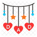 Fathers Day Decorations Dad Love アイコン