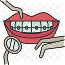 Orthodontics Braces Dental Icon