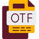 Otf File Otf Filefile Formatfilefilesfileforamtsformats アイコン