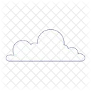 Outlined cloud  Icon