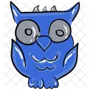 Owl Cartoon Bird Prey Bird Icon