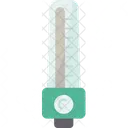 Oxygen Flowmeter Inhaling Icon