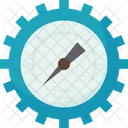 Oxygen Manometer Pressure Icon