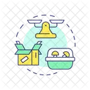 Packing Area Mushroom Farming Mushroom Packaging Icon