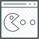 Pacman Jogo Bolha Ícone