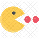 Pacman Spiel Geist Symbol