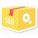 Pacote De SEO Analise Grafico Ícone