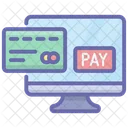 Paiement En Ligne Paiement E Commerce Paiement Numerique Icône