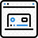 En Ligne Paiement Banque Icône