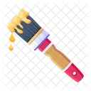 Trendy 2 D Icon Design Of Paintbrush Symbol