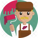 Painter Male Paint Icon