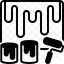 塗料、色、顔料 アイコン
