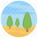 Paisaje forestal  Icono