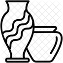 パキスタン、陶器、壺 アイコン