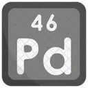 Paladio Tabla Periodica Quimicos Icono