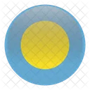 Palau Country Flag Icon