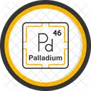 Palladium Preodic Table Preodic Elements Icono