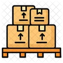 Pallet Cargo Boxes 아이콘