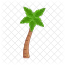 Palm Tropical Summer Symbol