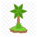 Palm Tropical Summer Symbol