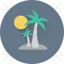 Palm Tree Coconut Icon