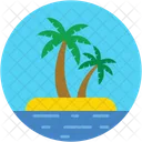 Palm Tree Coconut Icon