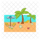 Beach Sea Ocean Icon