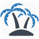 Beach Palm Palm Trees Icon