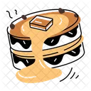 Pancakes Griddle Cakes Hot Cakes Icon