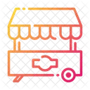 Chariot De Nourriture Stand De Nourriture Camion De Nourriture Icône