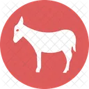 Maultiere Esel Pferd Symbol