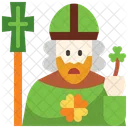 Papa Dia De San Patricio Fe Icono