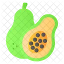 Papaya Food Fruit Icon