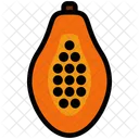 Papaya Half Fruit Icon