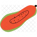 Papaya Fruit Healthy Icon